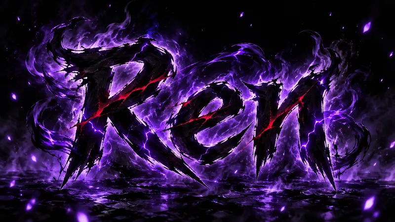 JJK Font Generator sample showing Ren