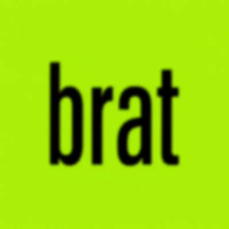 Brat Font Generator sample showing brat
