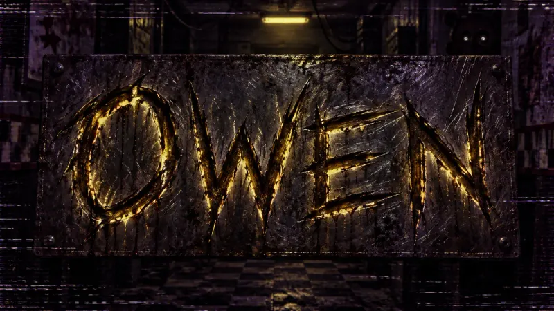 FNAF Font Generator sample showing Owen