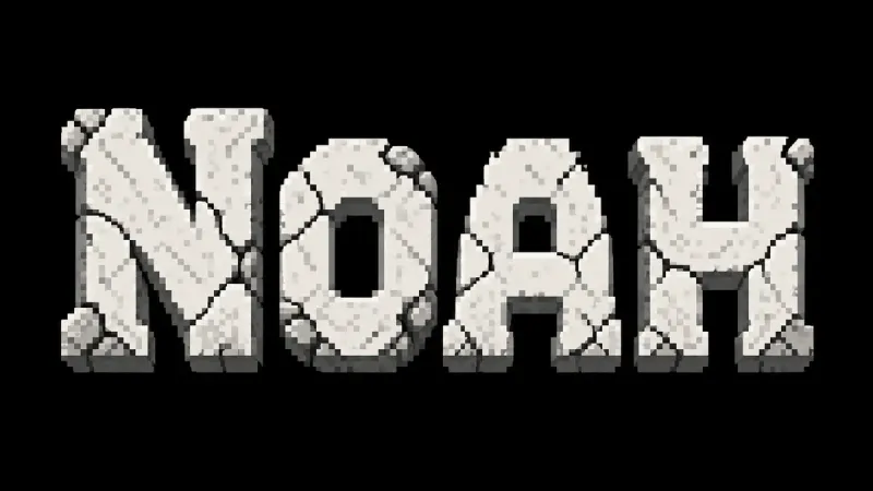 Undertale Font Generator sample showing Noah