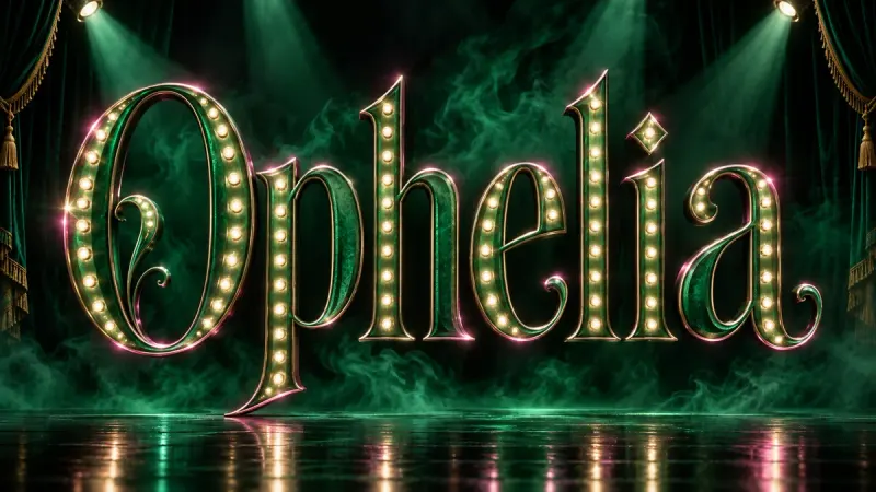 Wicked Font Generator sample showing Ophelia